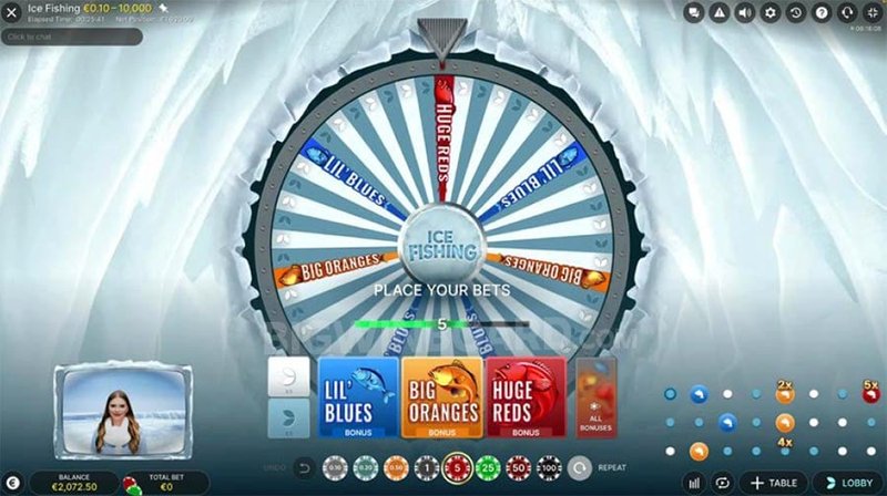 Ice fishing gambling in United Kigdom